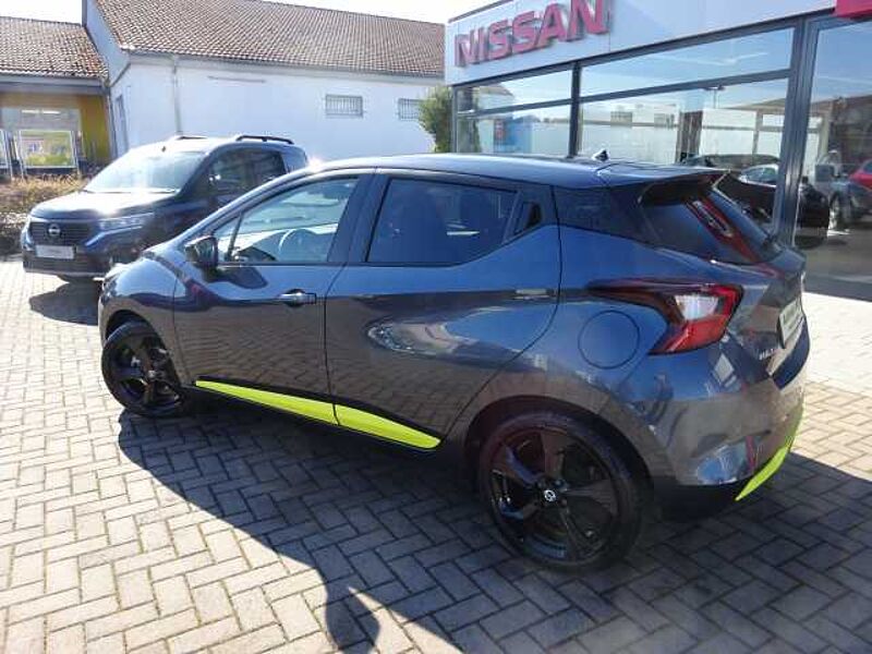 Nissan Micra 1.0 IG-T Kiiro, Navigationssystem, 8fach bereift auf LM Felgen